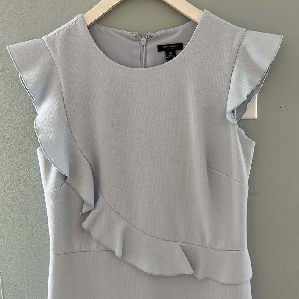 Ann Taylor periwinkle business dress